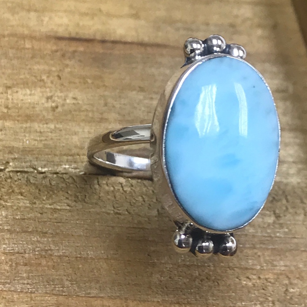 Larimar ring - Picture 2 of 7
